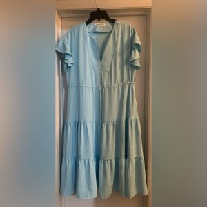 Amanda Uprichard Sky Blue Dress